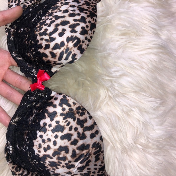 VS Very Sexy push up leopard print lace bra - Picture 2 of 4